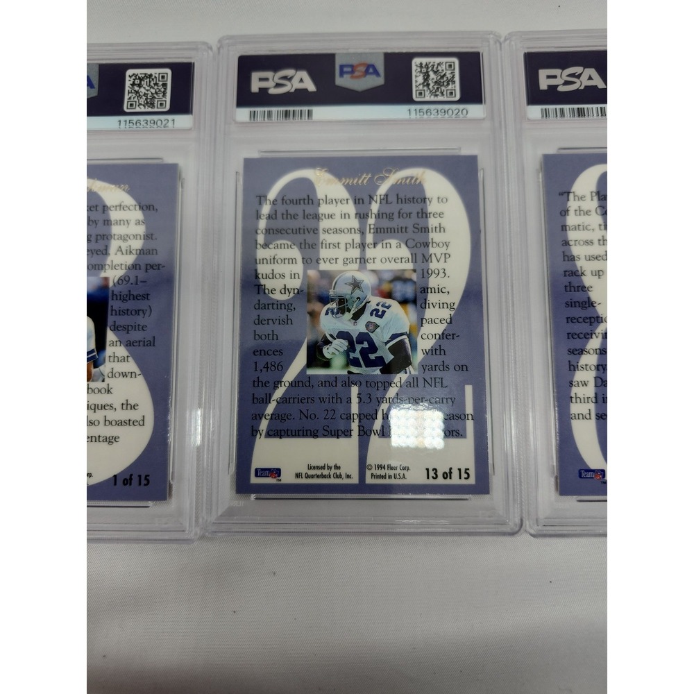 1994 Dallas Cowboys Stars Hot Numbers Aikman Smith Irvin - Picture 6 of 7